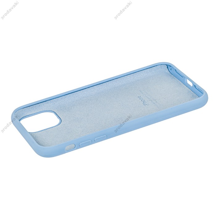 Чохол для iPhone 11 Silicone Full синій / lilac blue