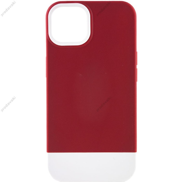 Чохол для iPhone 11 Bichromatic wine/white