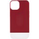 Чохол для iPhone 11 Bichromatic wine/white