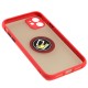 Чохол для iPhone 11 LikGus Edging Ring червоний