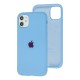 Чохол для iPhone 11 Silicone Full синій / lilac blue