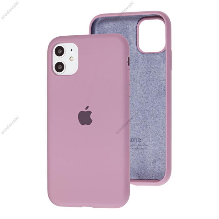 Чохол для iPhone 11 Silicone Full оранжевий / electric orange