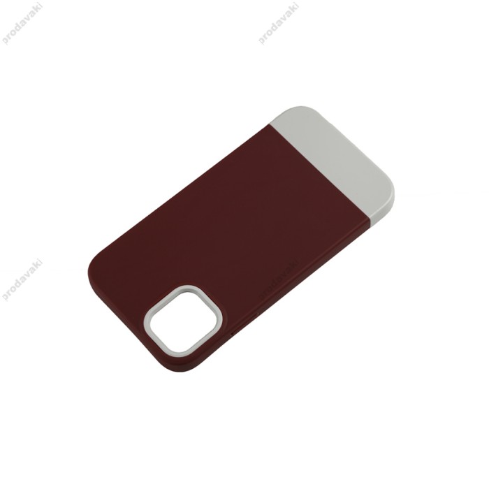 Чохол для iPhone 11 Bichromatic wine/white
