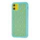 Чохол для iPhone 11 Silicone Weaving бірюзовий