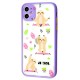 Чохол для iPhone 11 Wave Cartoon dancing sloths / light purple