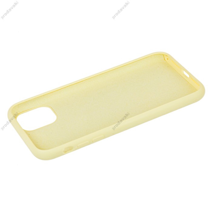 Чохол для iPhone 11 Silicone Full mellow yellow