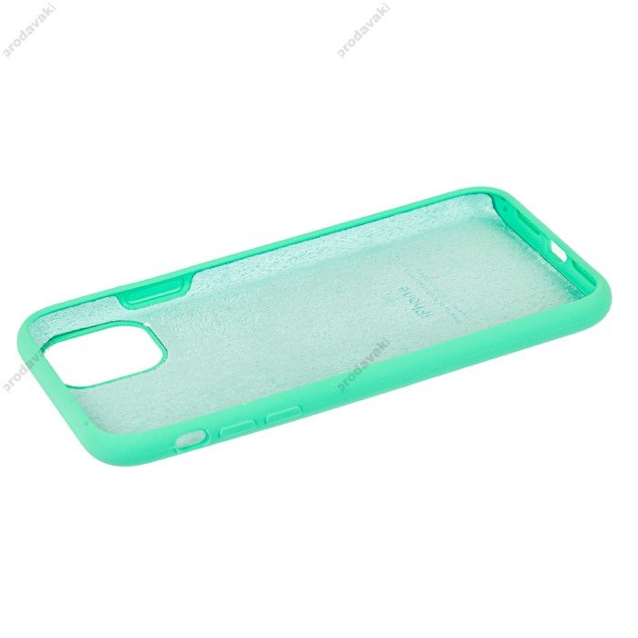 Чохол для iPhone 11 Silicone Full зелений / marine green