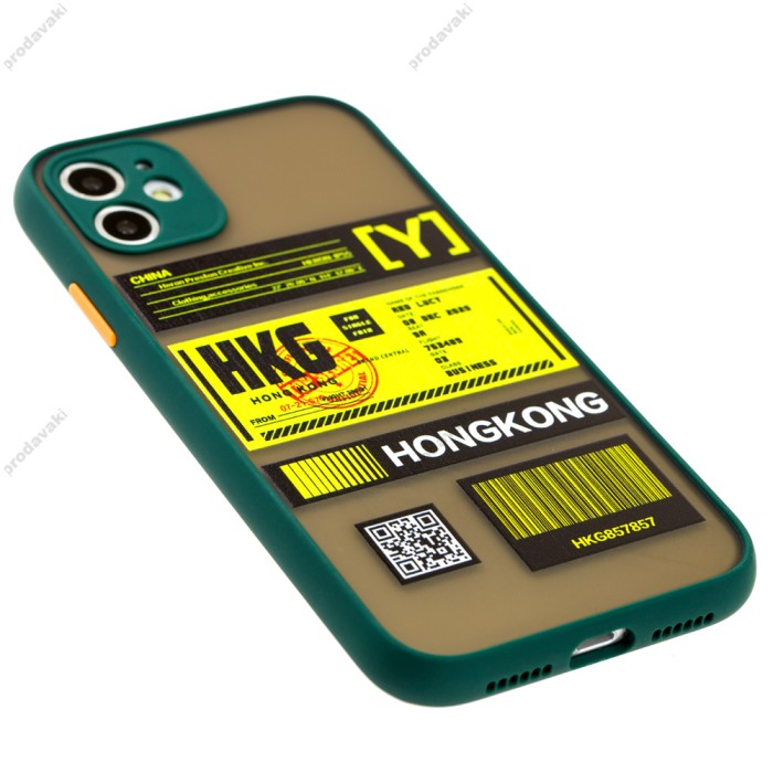 Чохол для iPhone 11 Hongkong оливковий