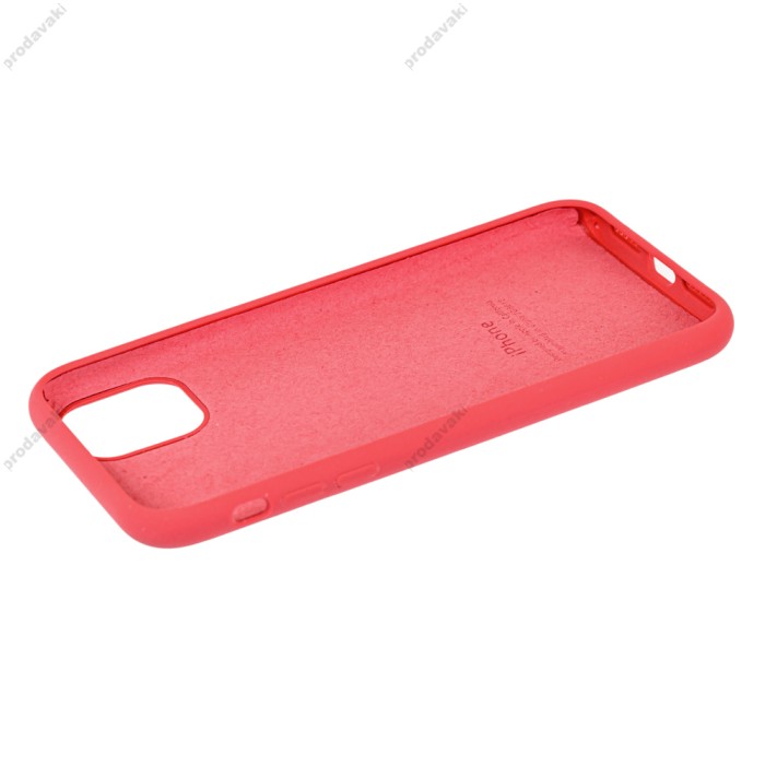 Чохол для iPhone 11 Silicone Full арбузний / watermelon red