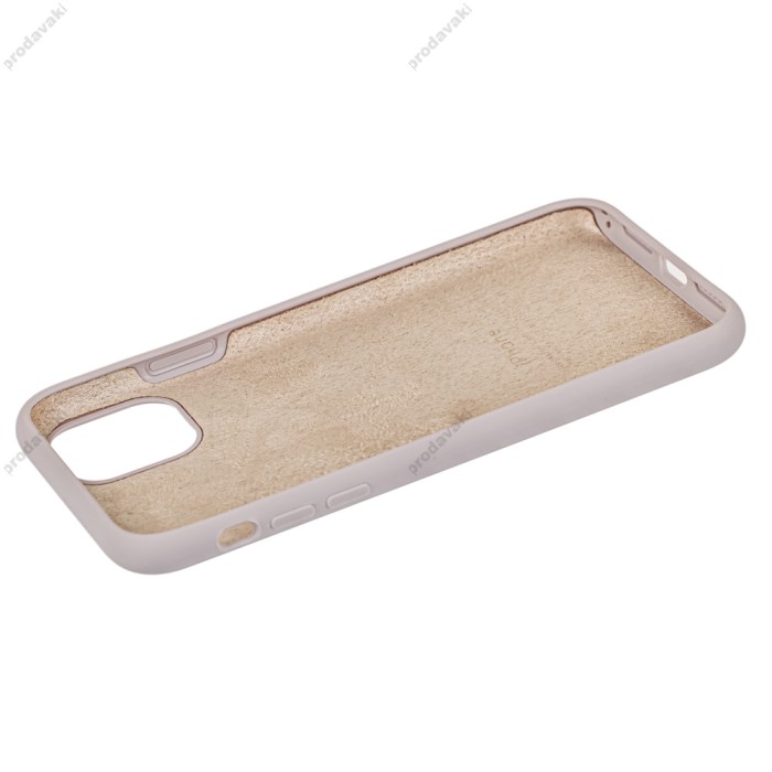 Чохол для iPhone 11 Silicone Full сірий / lavender
