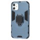 Чохол для iPhone 11 Transformer Ring удароміцний з кільцем сірий