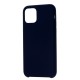 Чохол для iPhone 11 Pro Hoco Silky Soft Touch "синій"
