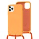 Чохол для iPhone 11 Pro Wave Lanyard without logo orange