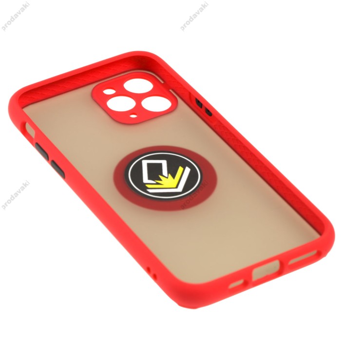 Чохол для iPhone 11 Pro LikGus Edging Ring червоний