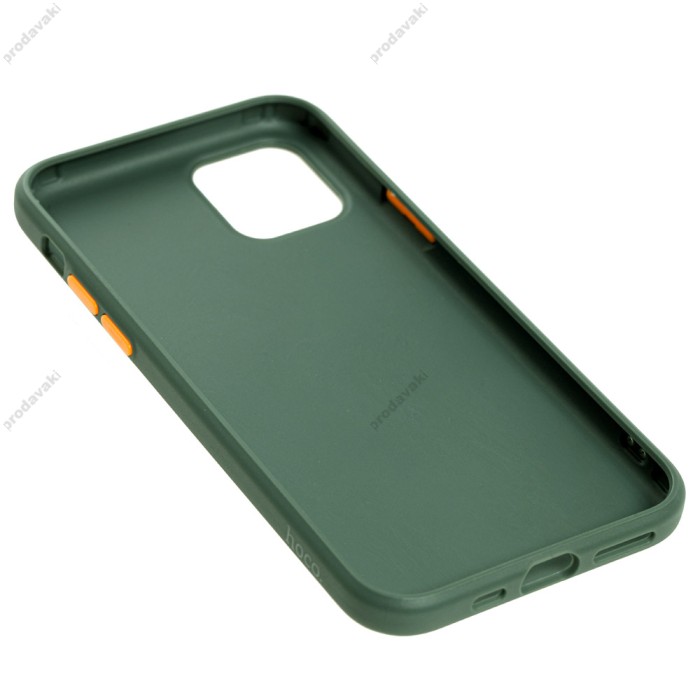 Чохол для iPhone 11 Pro Multi-Colored camera protect темно-зелений