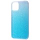 Чохол для iPhone 11 Pro HQ Silicone Confetti синій
