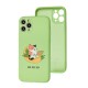 Чохол для iPhone 11 Pro Wave Fancy freelance cat/mint gum