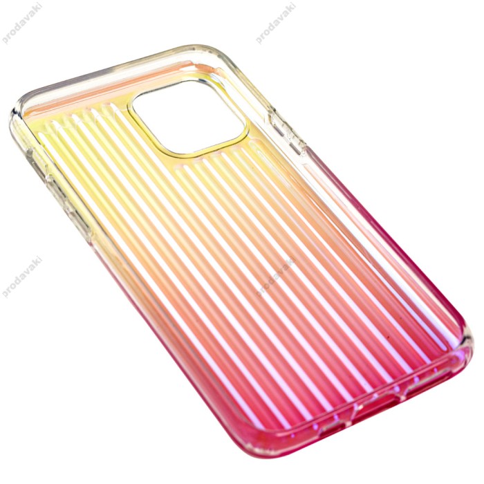 Чохол для iPhone 11 Pro Gradient Laser рожевий