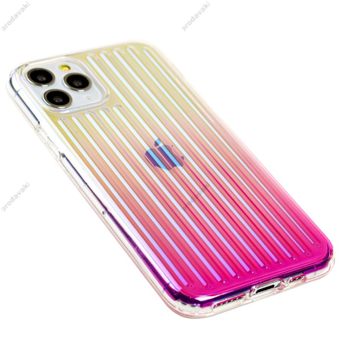 Чохол для iPhone 11 Pro Gradient Laser рожевий