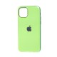 Чохол для iPhone 11 Pro Silicone case (TPU) салатовий