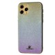 Чохол для iPhone 11 Pro Sw glass золотисто/сріблясто/рожевий