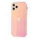 Чохол для iPhone 11 Pro Rainbow glass з лого фіолетовий