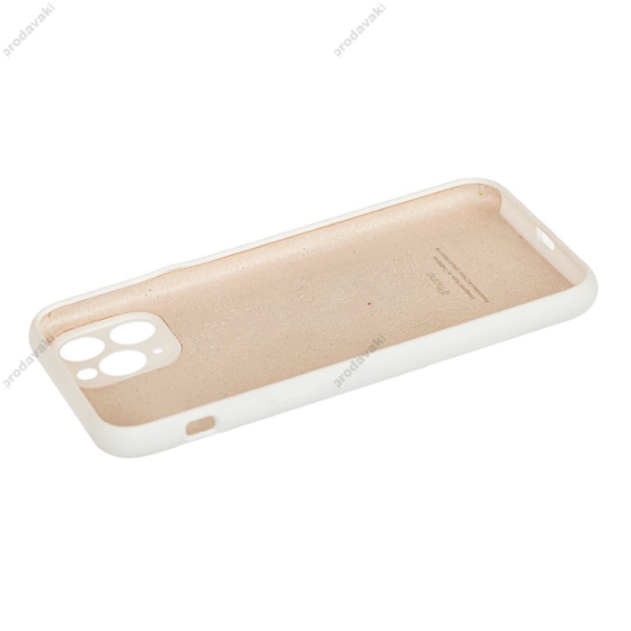 Чохол для iPhone 11 Pro Silicone Slim Full camera білий