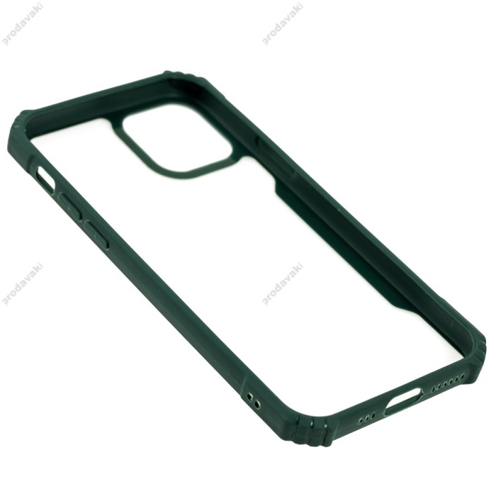 Чохол для iPhone 11 Pro Carbon Gradient Hologram рожевий