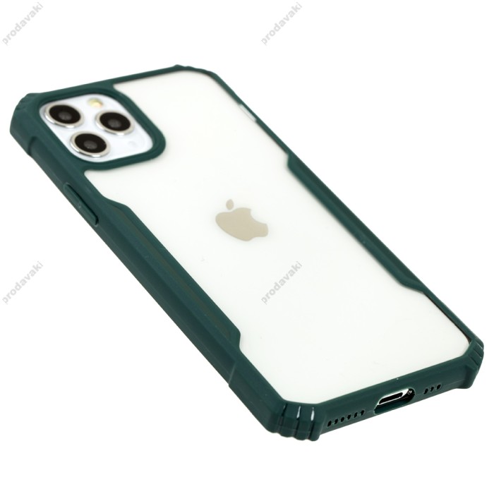 Чохол для iPhone 11 Pro Carbon Gradient Hologram рожевий