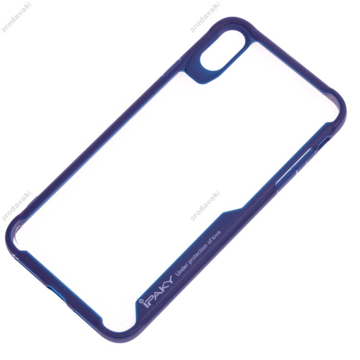 Чохол для iPhone 11 Pro Rainbow glass з лого фіолетовий