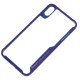 Чохол для iPhone 11 Pro Rainbow glass з лого фіолетовий