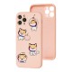 Чохол для iPhone 11 Pro Wave Fancy laika spaceman / pink sand