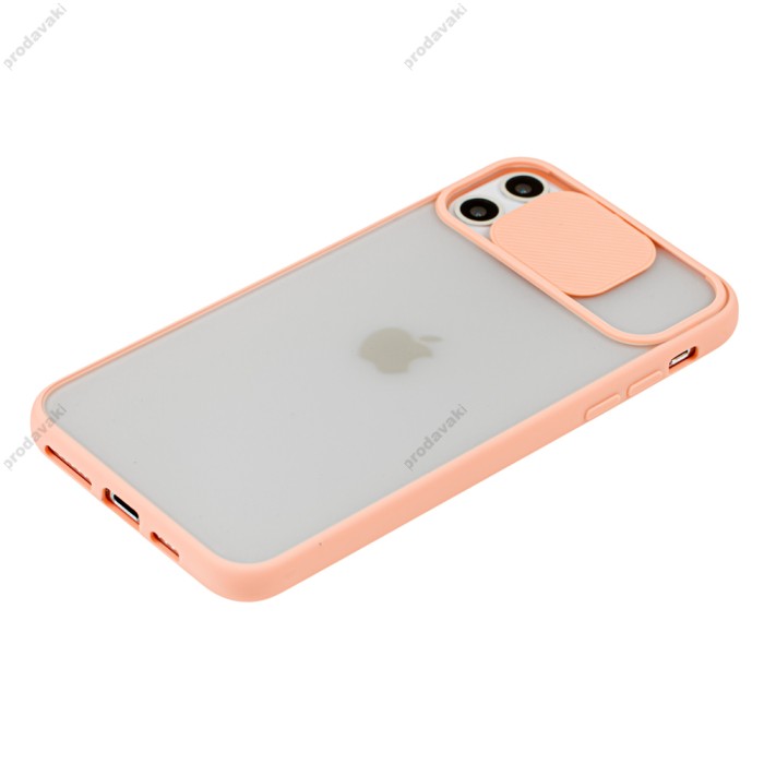 Чохол для iPhone 11 Pro Design Mramor Glossy рожевий