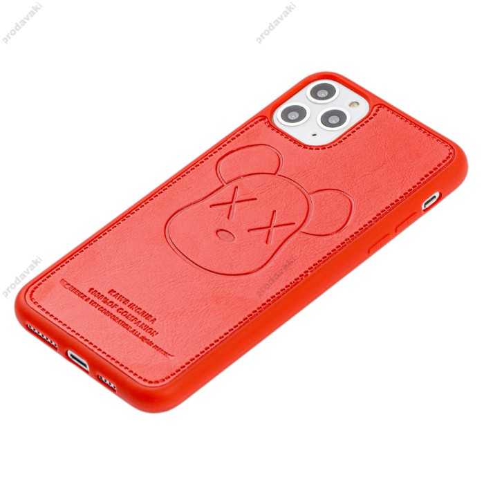 Чохол для iPhone 11 Pro Silicone case матовий (TPU) кораловий