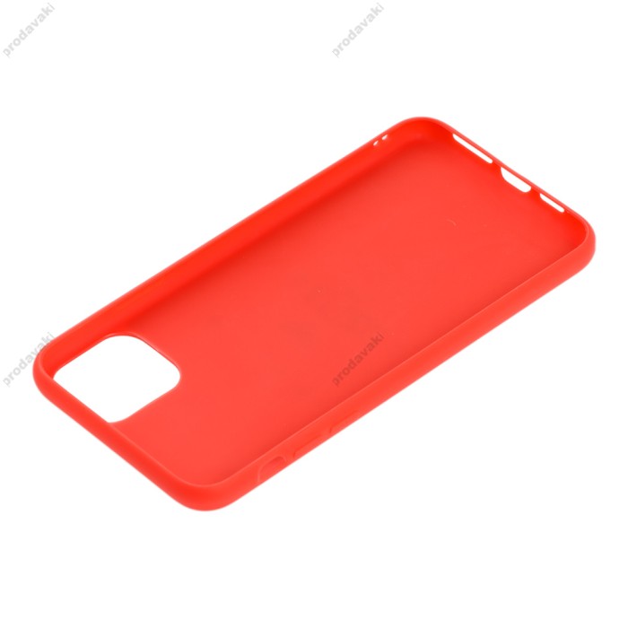 Чохол для iPhone 11 Pro Silicone case матовий (TPU) кораловий