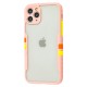 Чохол для iPhone 11 Pro Armor clear рожевий