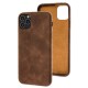 Чохол для iPhone 11 Pro Leather croco full коричневий