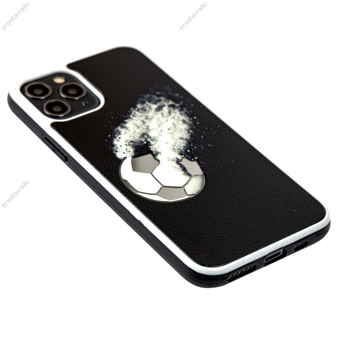 Чохол для iPhone 11 Pro LikGus Maxshield синій / салатовий