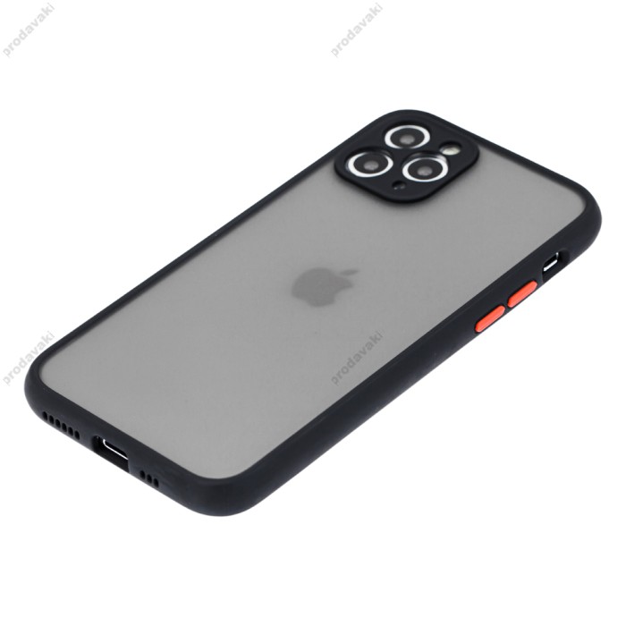 Чохол для iPhone 11 Pro WXD ударостійкий чорний/прозорий