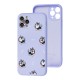 Чохол для iPhone 11 Pro Wave Fancy haski / light purple