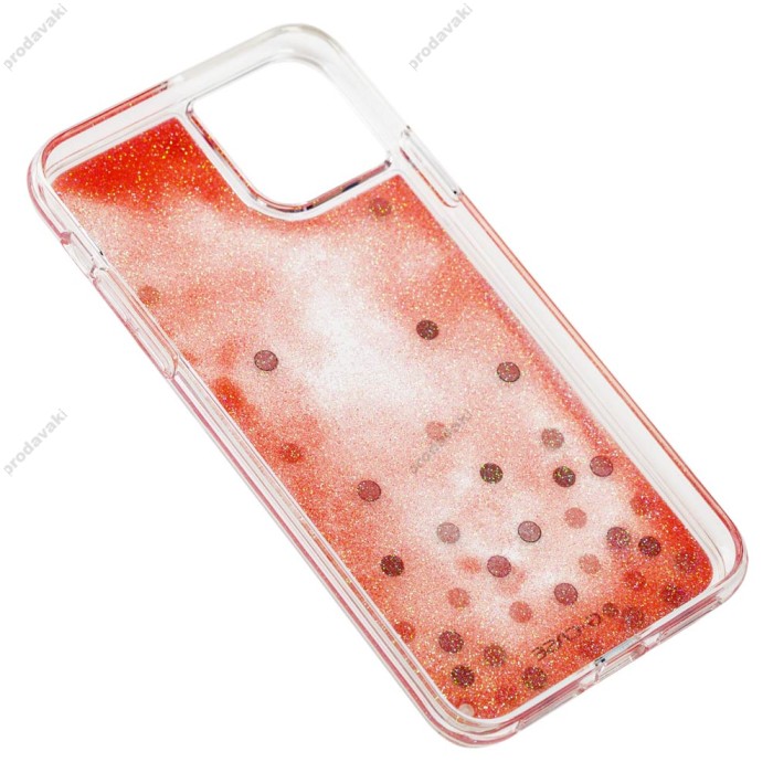 Чохол для iPhone 11 Pro Marble "марсала"
