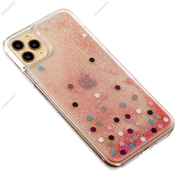 Чохол для iPhone 11 Pro Marble "марсала"
