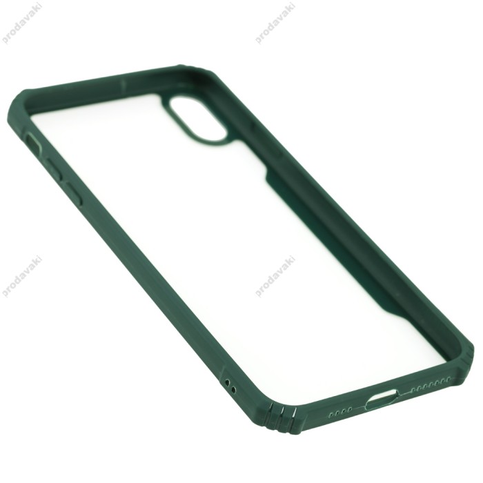 Чохол для iPhone 11 Pro Carbon Gradient Hologram червоний