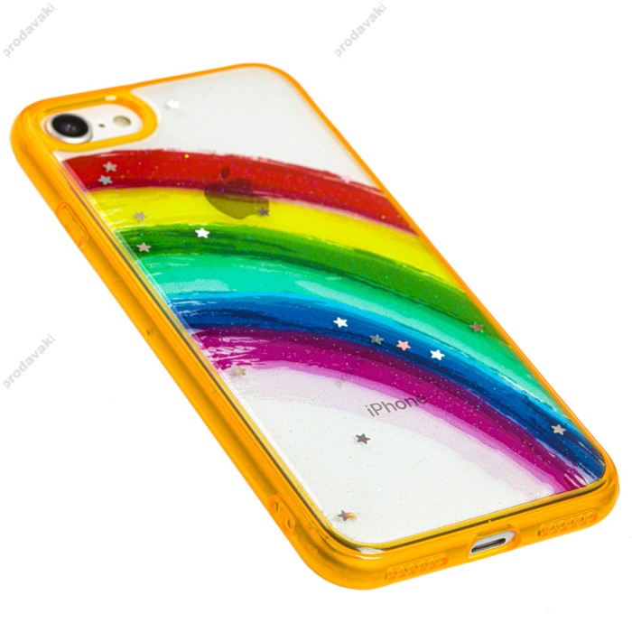 Чохол для iPhone 11 Pro Ambre Fashion лимонно/сріблястий