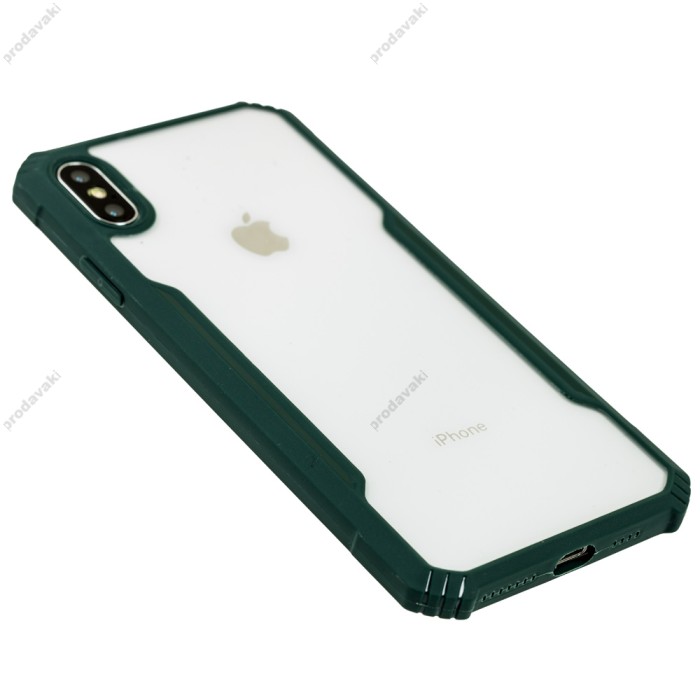 Чохол для iPhone 11 Pro Carbon Gradient Hologram червоний