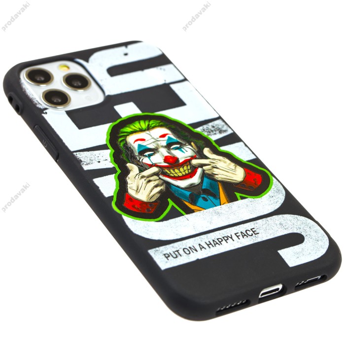 Чохол для iPhone 11 Pro блискітки print + popsocket "попкорн"