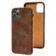 Чохол для iPhone 11 Pro Max Leather croco full brown