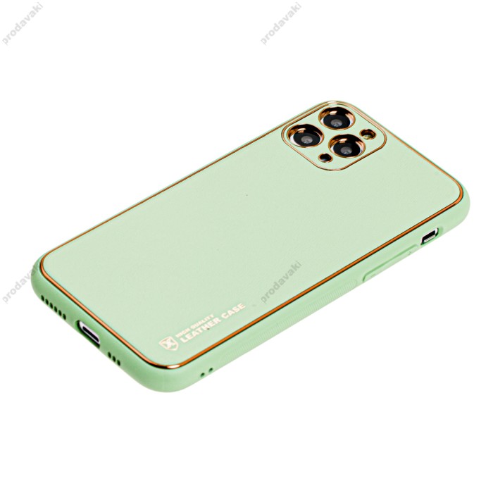 Чохол для iPhone 11 Pro Max Leather Xshield pistachio