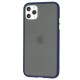 Чохол для iPhone 11 Pro Max LikGus Maxshield синій / салатовий