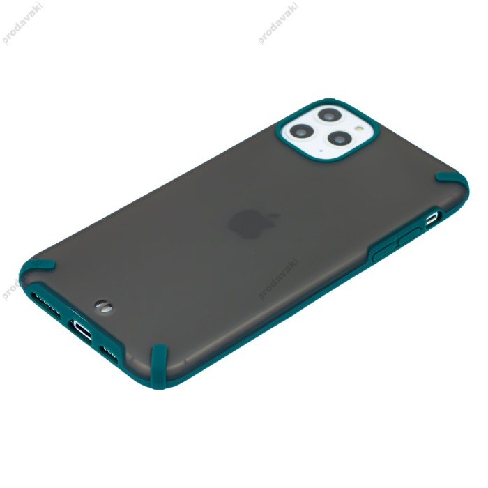 Чохол для iPhone 11 Pro Max Ambre glass "салатовий"